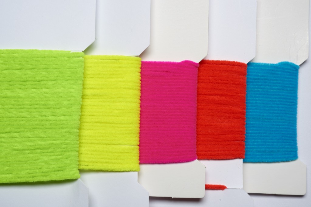 Glo-Brite suede chenille Card